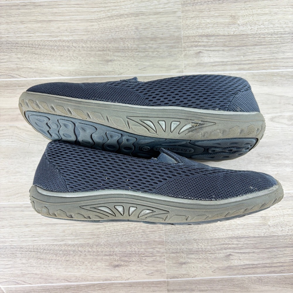 Skechers Reggae Fest Willow Navy Blue Mesh Slip On Relaxed Fit Shoes Womens 6.5 - Picture 6 of 10